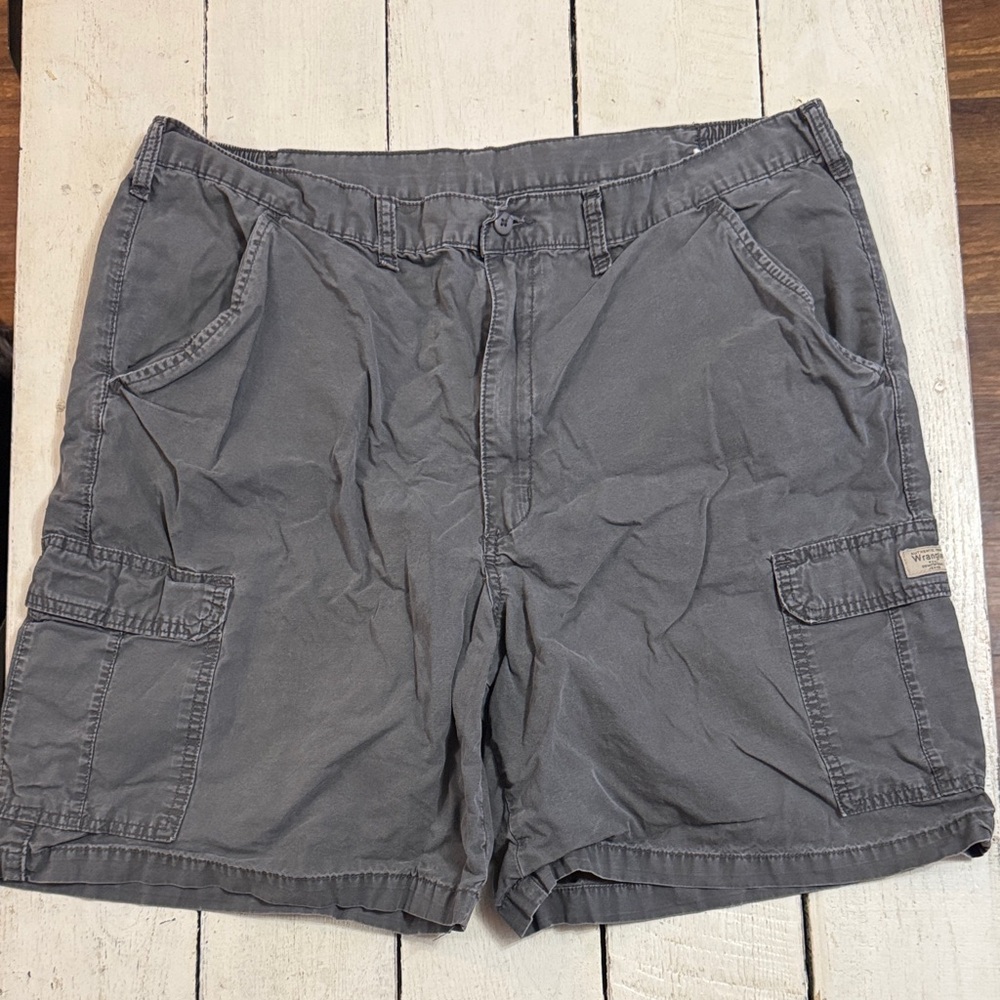 Wrangler Charcoal Cargo Shorts for Men